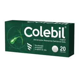 Colebil x 20 drajeuri, Biofarm