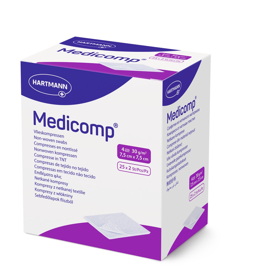 Hartmann Medicomp Comprese Extra Sterile 7.5 X 7.5Cm X 25Buc