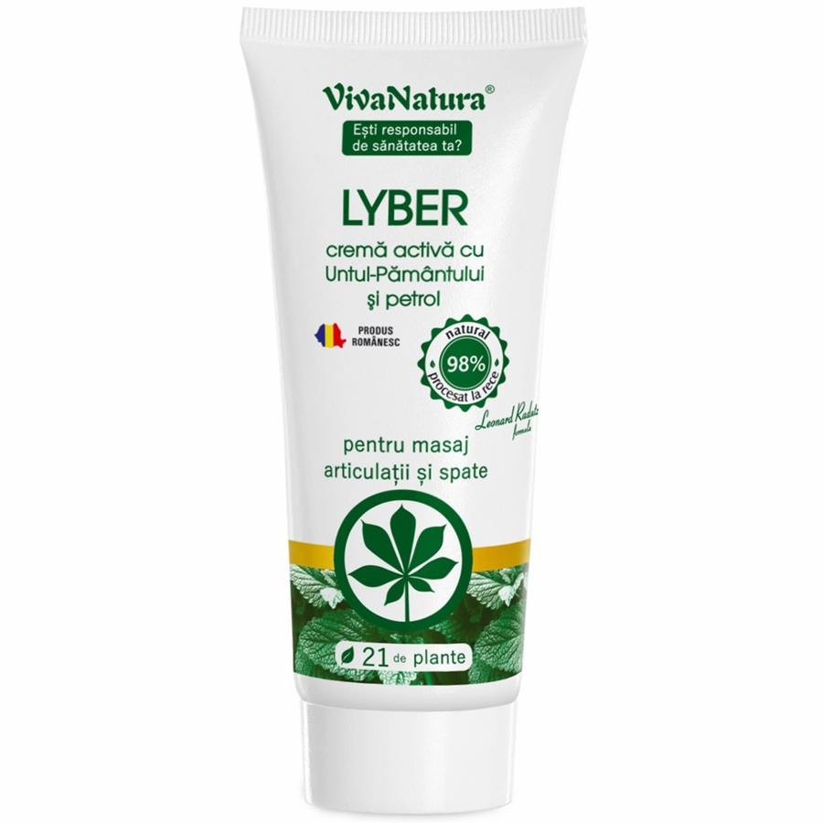 Lyber Crema Activa Untul Pamantului Petrol x 75 g