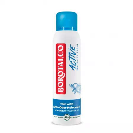Borotalco deodorant spray Active Sea Salts Fresh x 150 ml