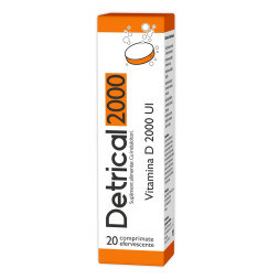 Zdrovit Detrical D3 2000 Ui X 20Cpr Efervescente Zdrovit Detrical D3 2000 Ui X 20Cpr Efervescente