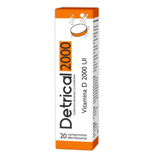 Zdrovit Detrical D3 2000 Ui X 20Cpr Efervescente