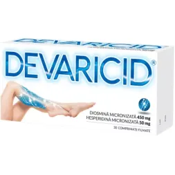 Devaricid 450mg/50mg x 30 comprimate Devaricid 450mg/50mg x 30 comprimate