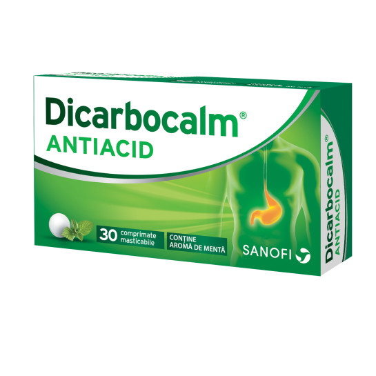 Dicarbocalm x 30 comprimate masticabile, Zentiva