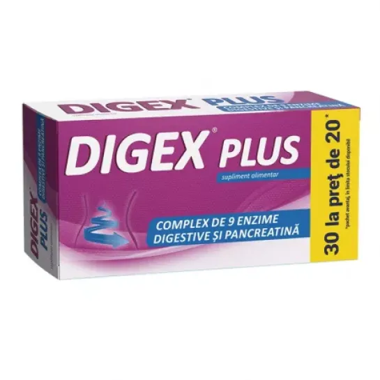 Digex Plus x 30 comprimate filmate