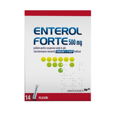 Enterol Forte 500 Mg Pulb pt Susp Orala X 14 Plic