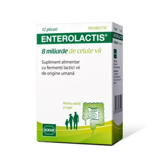 Enterolactis x 12 plicuri, Sofar