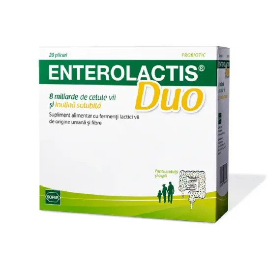 Enterolactis Duo x 20 plicuri, Sofar