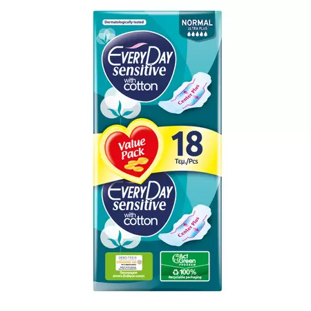 Everyday Sensitive Normal absorbante x 18 bucati