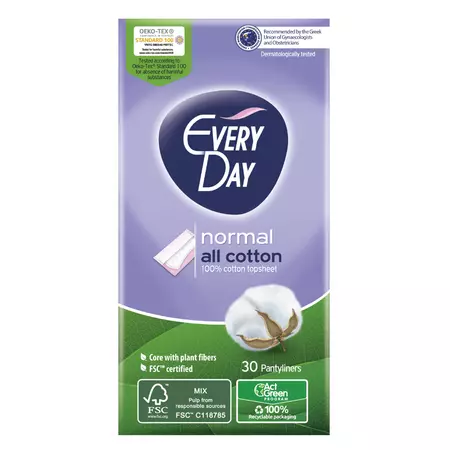 Everyday All Cotton absorbante zilnice x 30 bucati