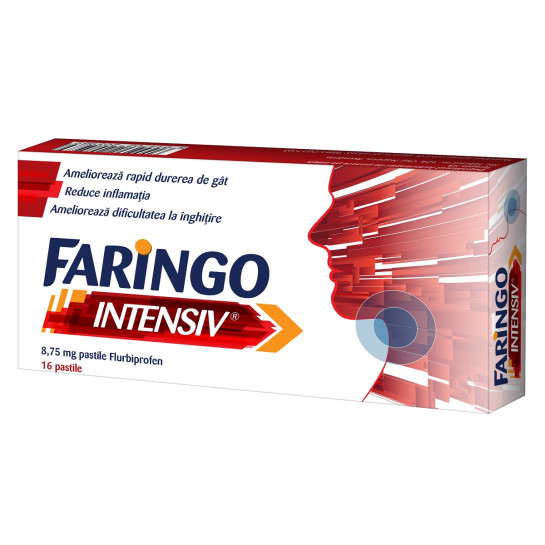 Faringo Intensiv 8.75 mg x 16 pastile