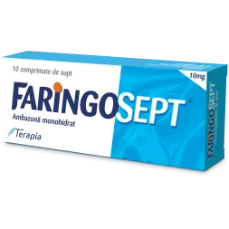 Faringosept 10 mg x 10 comprimate  Faringosept 10 mg x 10 comprimate