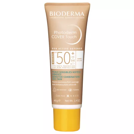 Bioderma Photoderm Cover Touch Spf 50+ auriu x 40 g Bioderma Photoderm Cover Touch Spf 50+ auriu x 40 g