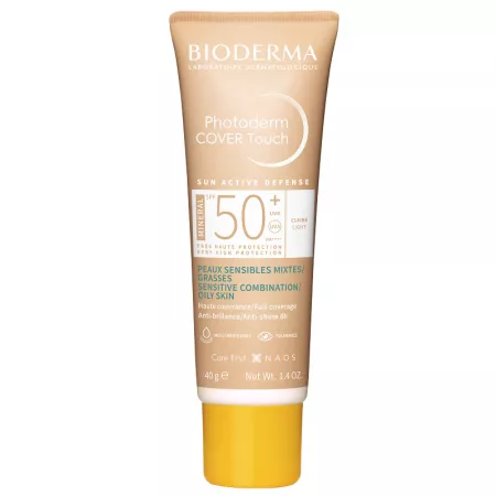 Bioderma Photoderm Cover Touch Spf 50+ deschis x 40 gr Bioderma Photoderm Cover Touch Spf 50+ deschis x 40 gr