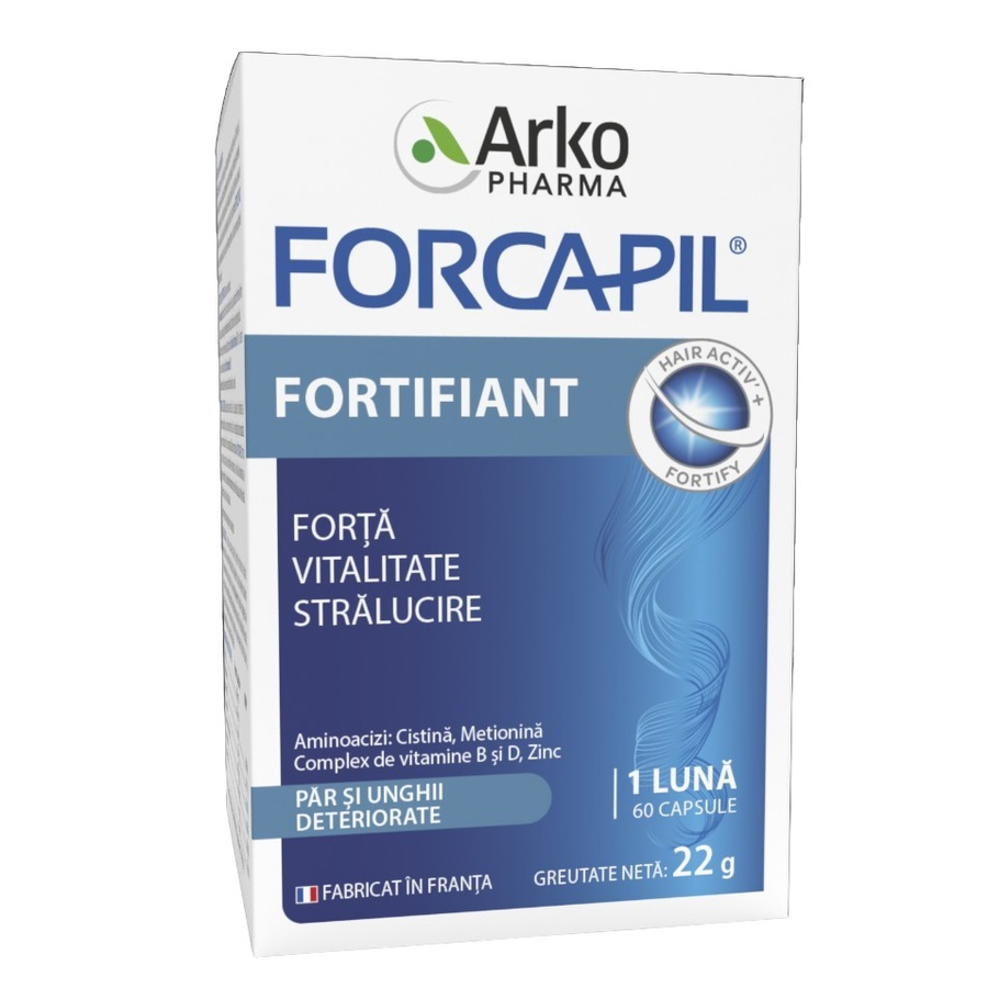 Forcapil Fortifiant pentru par si unghii x 60 capsule