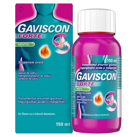 Gaviscon Forte Mentol Susp Orala X 150 Ml
