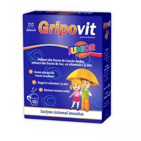 Zdrovit Gripovit Junior Plc. X 10