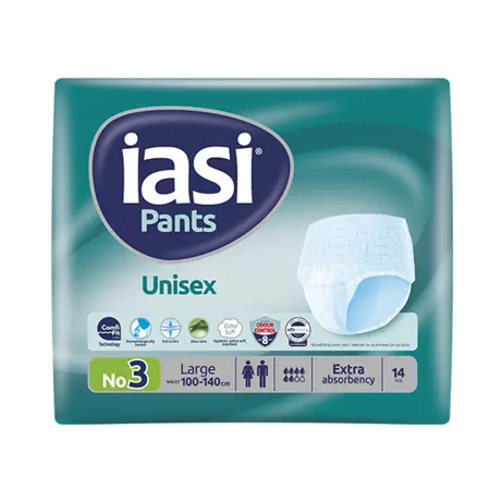 Iasi scutece adulti Unisex nr.3 Large x 14 bucati Iasi scutece adulti Unisex nr.3 Large x 14 bucati