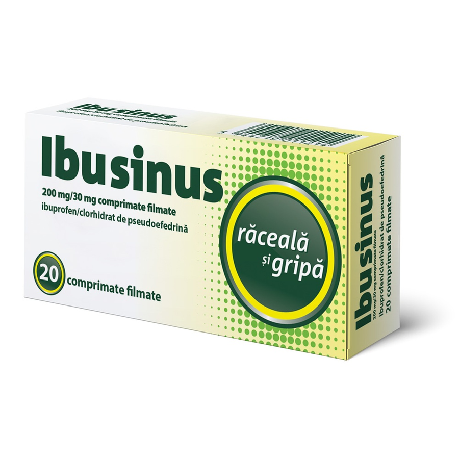 Ibusinus 200 Mg/30 Mg  X 2 Bl X 10 Cp.Film