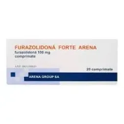 Furazolidona Forte 100 mg x 20 comprimate, Arena