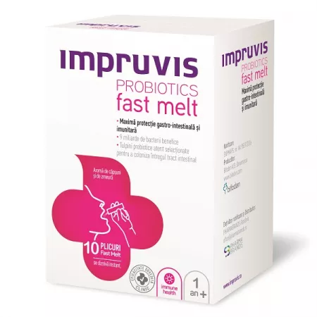 Impruvis Probiotic Fast Melt x 10 plicuri