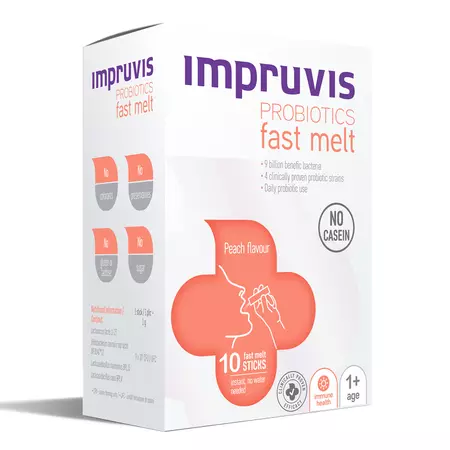 Impruvis Probiotic Fast Melt Piersica X 10 Plicuri