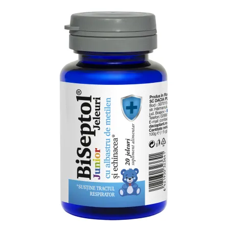 Biseptol Junior cu Albastru Metilen X 20 Jeleuri