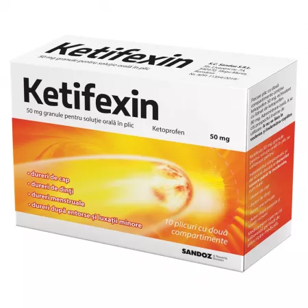 Ketifexin 50 mg x 10pl