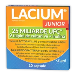 Zdrovit Lacium Junior 25 Miliarde Ufc x 10 capsule Zdrovit Lacium Junior 25 Miliarde Ufc x 10 capsule