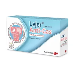 Lejer Anti Gas x 30 capsule moi, Antibiotice Lejer Anti Gas x 30 capsule moi, Antibiotice