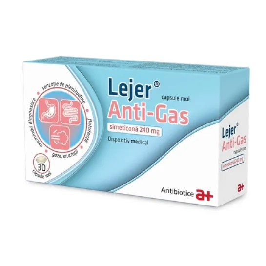 Lejer Anti Gas x 30 capsule moi, Antibiotice