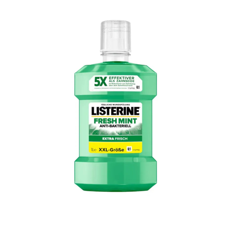 Listerine apa de gura Fresh Mint x 1000 ml Listerine apa de gura Fresh Mint x 1000 ml