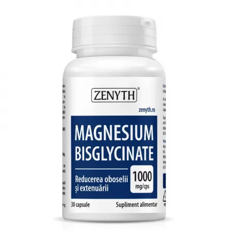 Zenyth Magneziu Bisglycinate 1000 mg x 30 capsule
