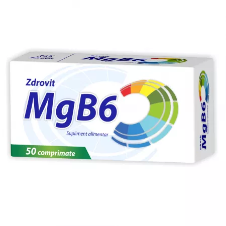 Zdrovit magneziu + vitamina B6 x 50 tablete