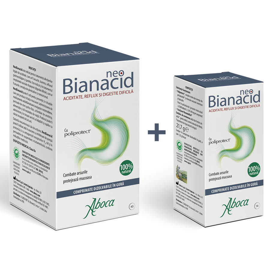 Aboca Neobiacinid Acid si Reflux x 45 tbl +14 tbl