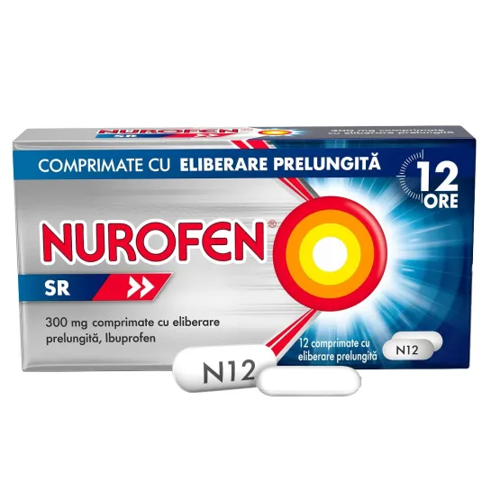 Nurofen Sr 300 Mg X 12 Cpr Cu Elib Prelungita