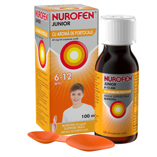 Nurofen Junior Sirop Portocale 1Fl X 100Ml