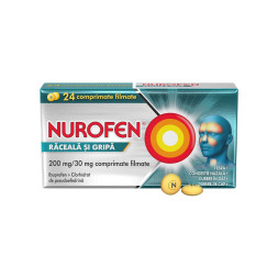 Nurofen Raceala-Gripa X 24Cp Film Nurofen Raceala-Gripa X 24Cp Film