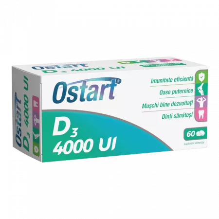 Ostart Vitamina D 3 4000 Ui X 60 Cp