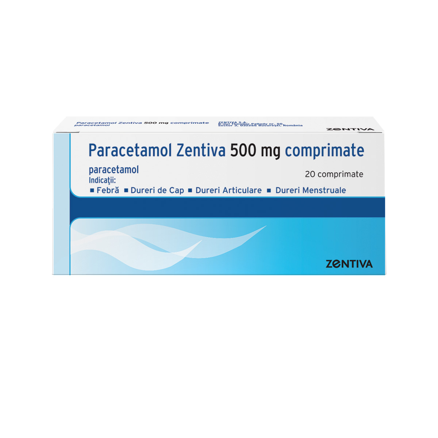 Paracetamol 500Mg X 20Cpr Zentiva