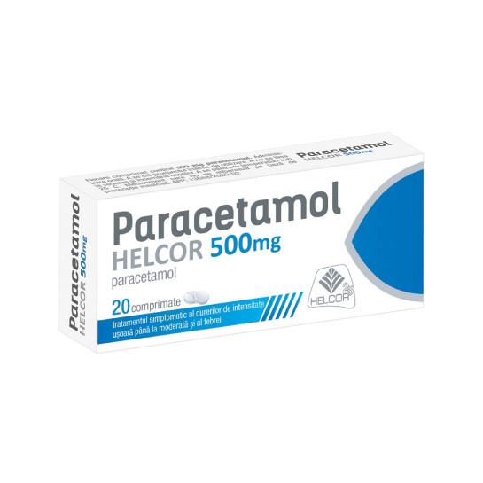 Paracetamol Helcor 500 Mg X 20Cp