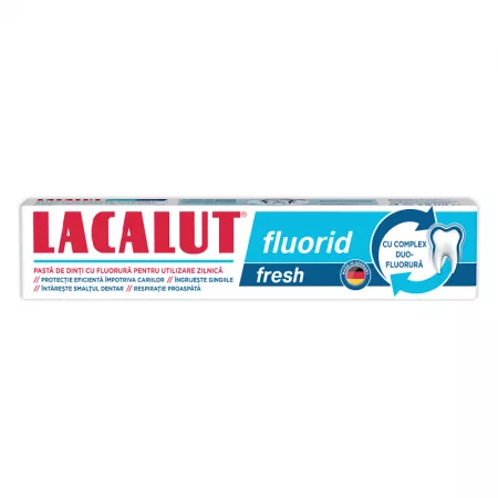 Lacalut pasta de dinti Fluorid Fresh x 75 ml