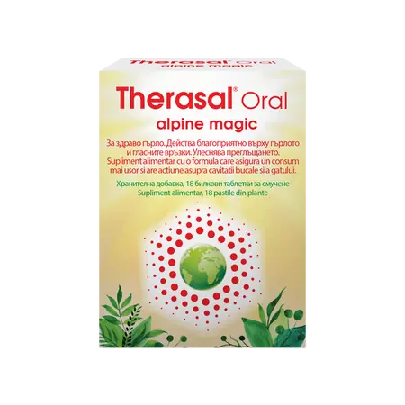 Therasal Oral Alpine Magic x 18 pastile Therasal Oral Alpine Magic x 18 pastile