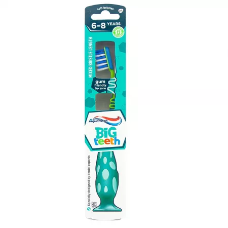 Aquafresh Periuta Dinti Big Teeth Soft 6-8 ani 