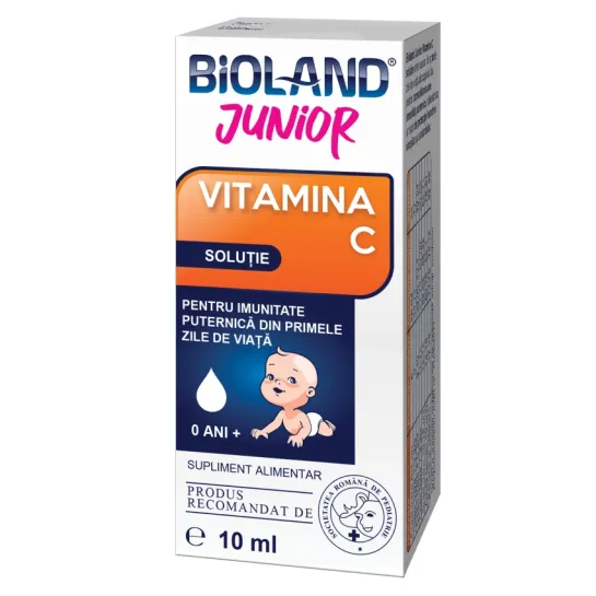 Bioland Vitamina C solutie x 10 ml Bioland Vitamina C solutie x 10 ml