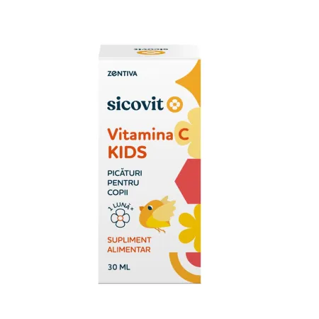 Sicovit Vitamina C Kids Picaturi X 30 Ml 