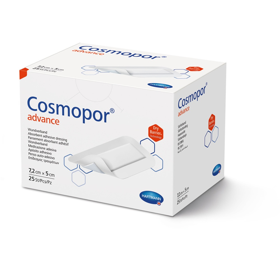 Hartmann Cosmopor Plasture Steril 7,2 X 5Cm X 25Buc