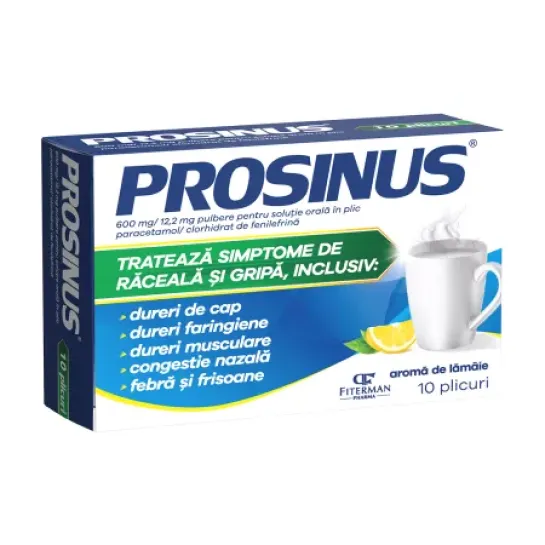 Prosinus 600 Mg/12,2 Mg X 10 Plic Fiterman