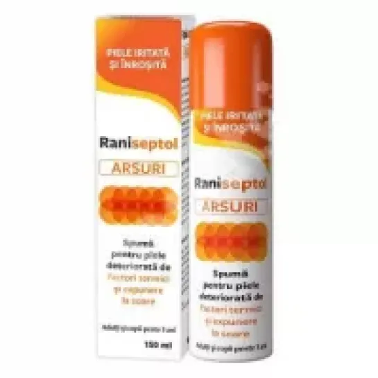 Zdrovit Raniseptol Arsuri Spuma X 150 Ml