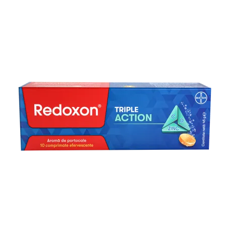 Redoxon Triple Action x 10 comprimate efervescente